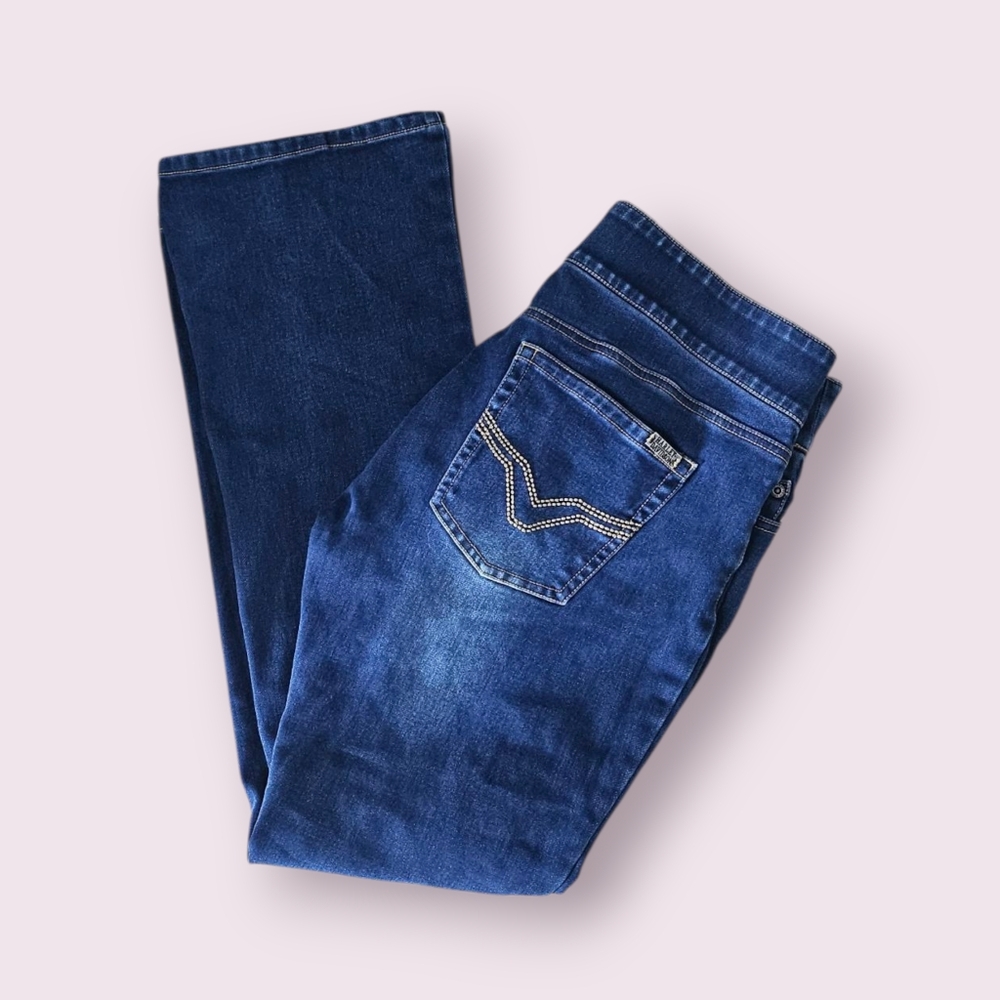 Harley-Davidson Bootcut Pull On Blue Jeans Size 30P